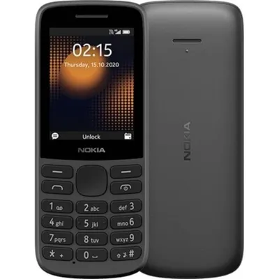 Nokia 215 4G Dual SIM 2,4" Robust Komfort Schwarz