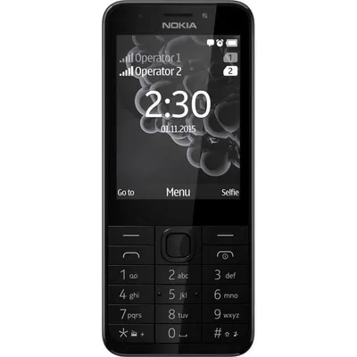 Nokia 230 DS 7,11 cm (2.8") 92 g Grau, Silber Funktionstelefon