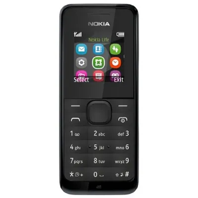Nokia 105 Dual SIM Schwarz Gratis