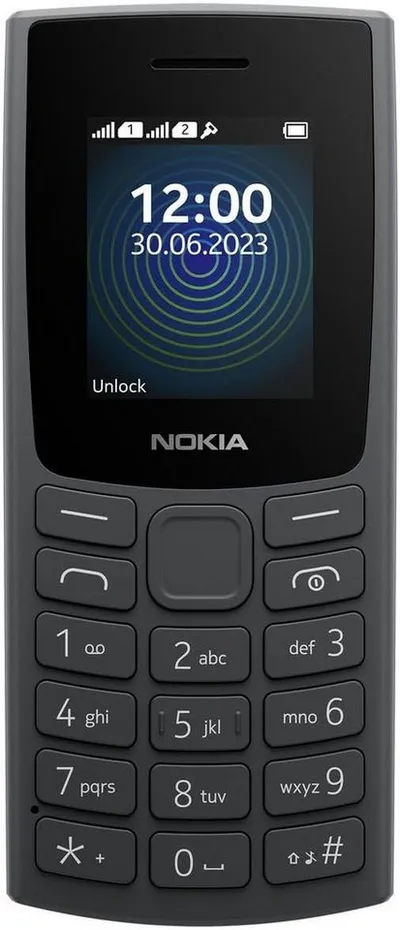 Nokia Nokia 110 Feature Phone rückwärtiger Kamera Charcoal Handy