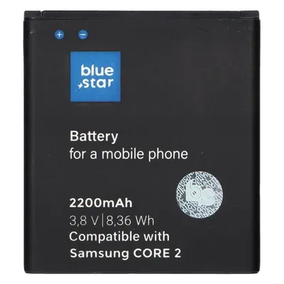 NoName Akku Blue Star BLUE STAR PREMIUM Akku für SAMSUNG Core 2 G355 2200 mAh