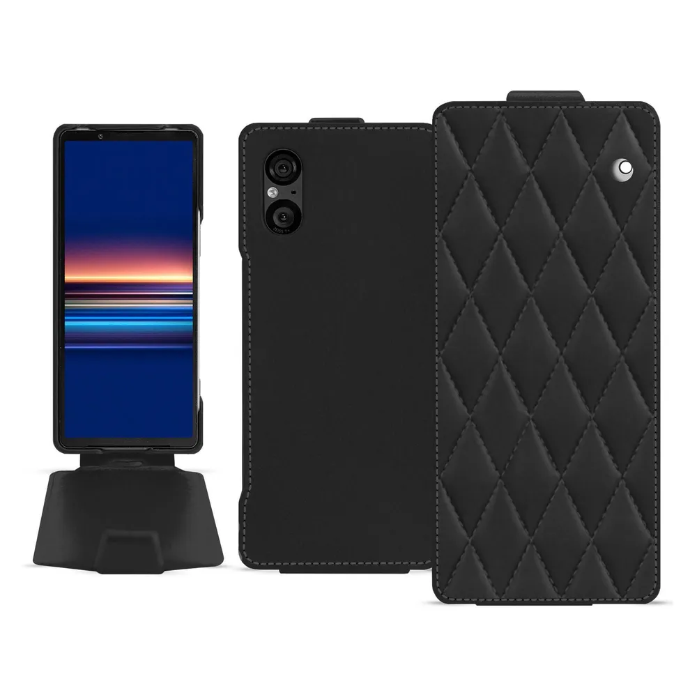 Noreve Lederschutzhülle vertikal (Sony Xperia 5 V)