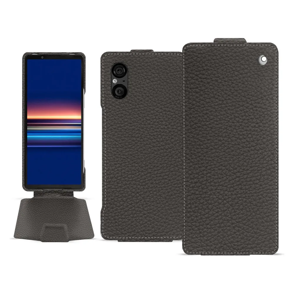 Noreve Lederschutzhülle vertikal (Sony Xperia 5 V)