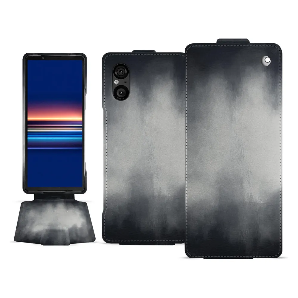 Noreve Lederschutzhülle vertikal (Sony Xperia 5 V)