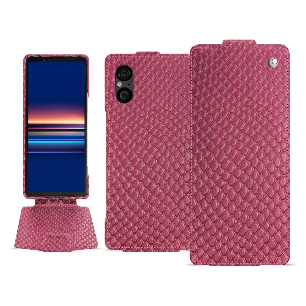 Noreve Lederschutzhülle vertikal (Sony Xperia 5 V)