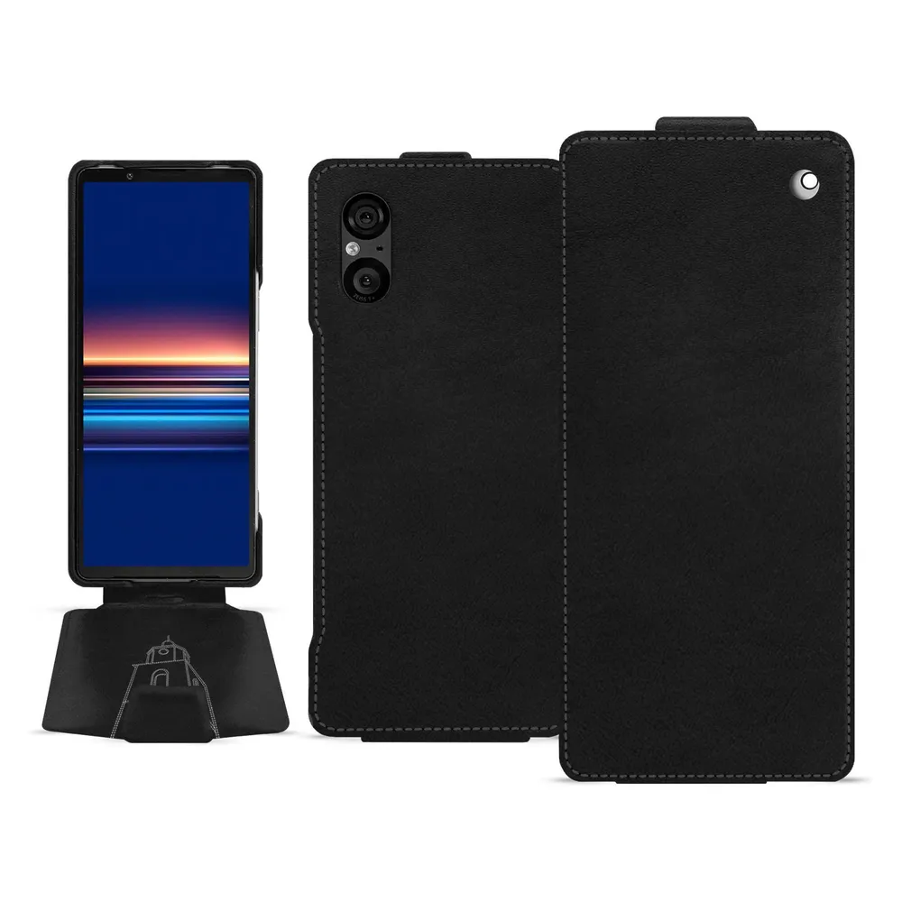 Noreve Lederschutzhülle vertikal (Sony Xperia 5 V)