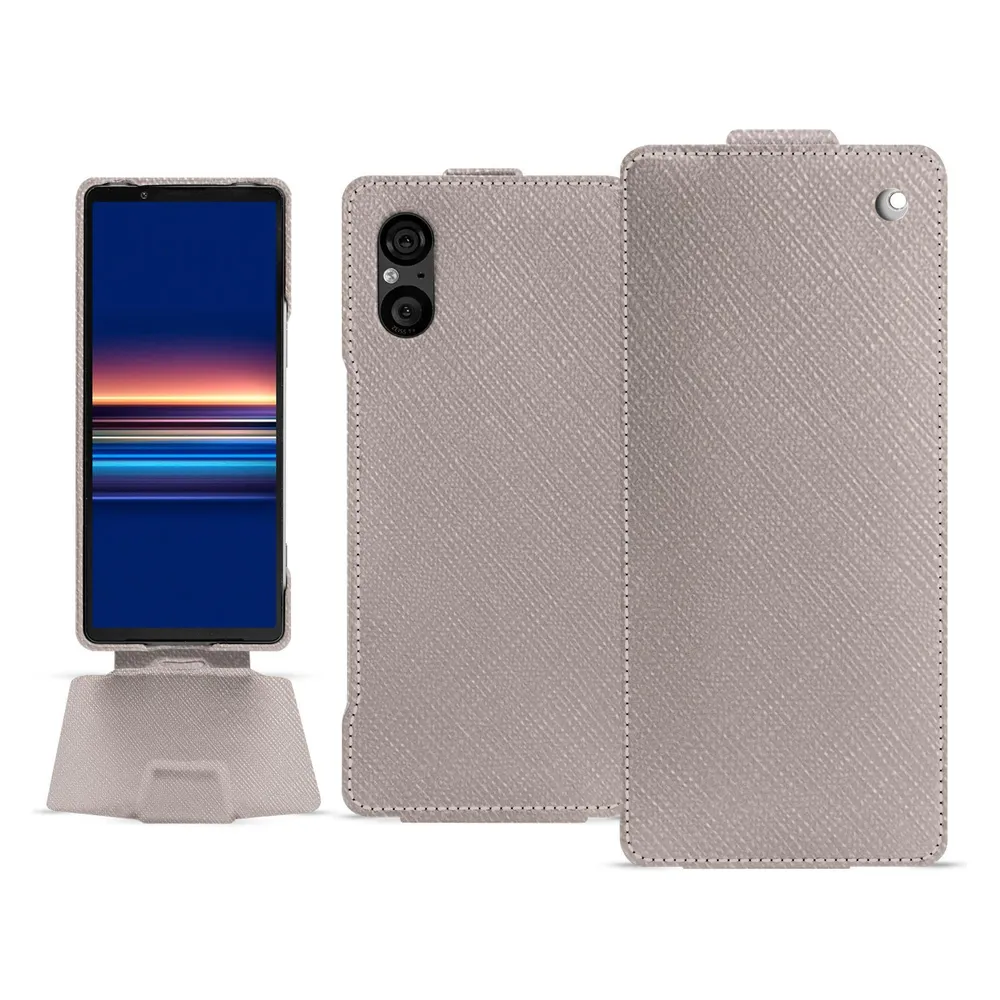 Noreve Lederschutzhülle vertikal (Sony Xperia 5 V)