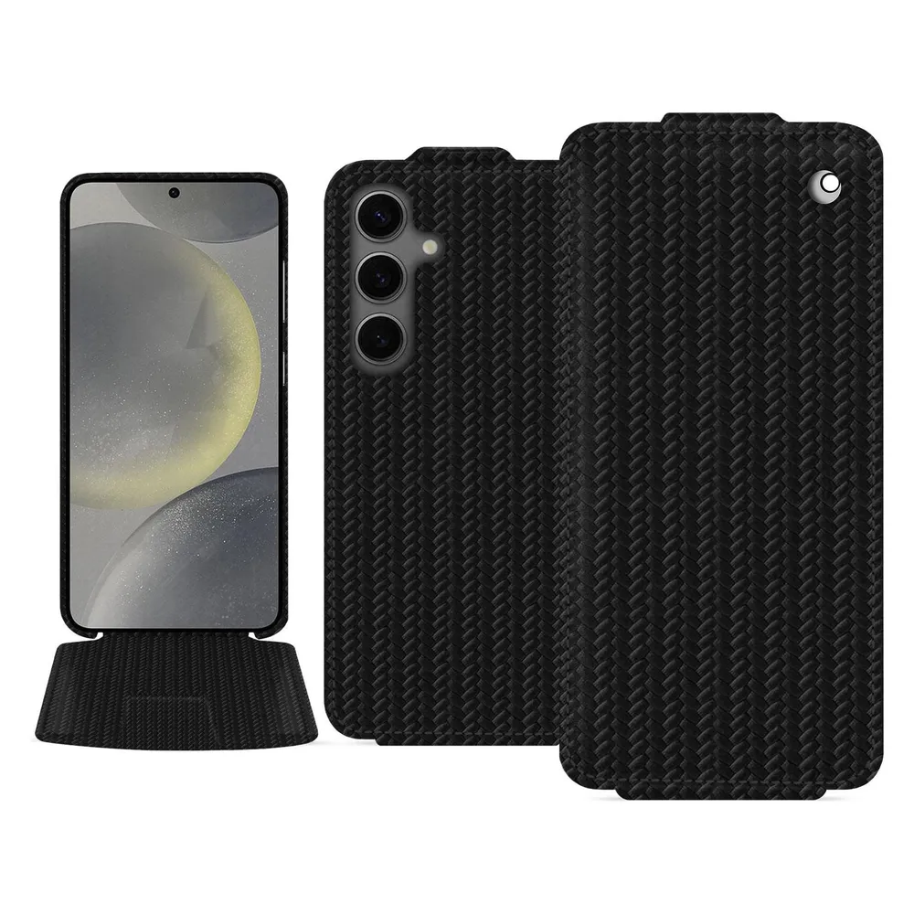 Noreve Lederschutzhülle vertikal (Samsung Galaxy S24)