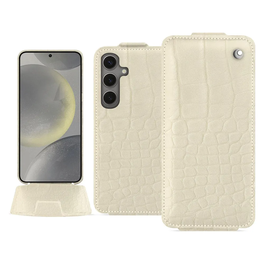 Noreve Lederschutzhülle vertikal (Samsung Galaxy S24)
