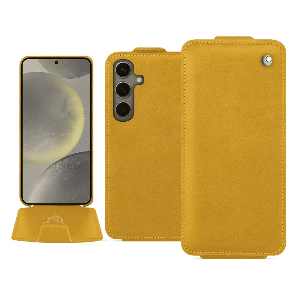 Noreve Lederschutzhülle vertikal (Samsung Galaxy S24)
