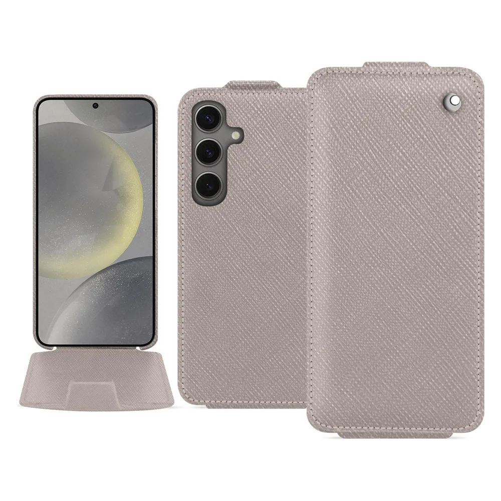 Noreve Lederschutzhülle vertikal (Samsung Galaxy S24)
