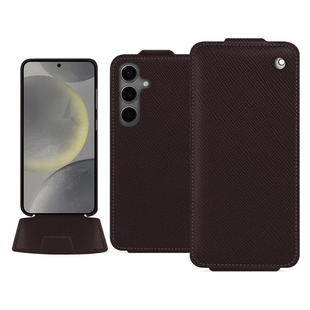 Noreve Lederschutzhülle vertikal (Samsung Galaxy S24)