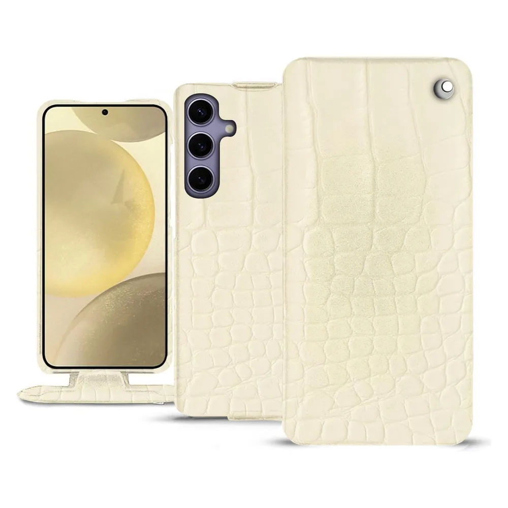 Noreve Lederschutzhülle vertikal (Samsung Galaxy S24+)
