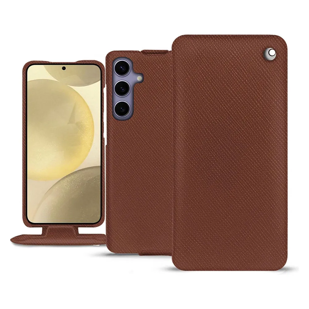 Noreve Lederschutzhülle vertikal (Samsung Galaxy S24+)