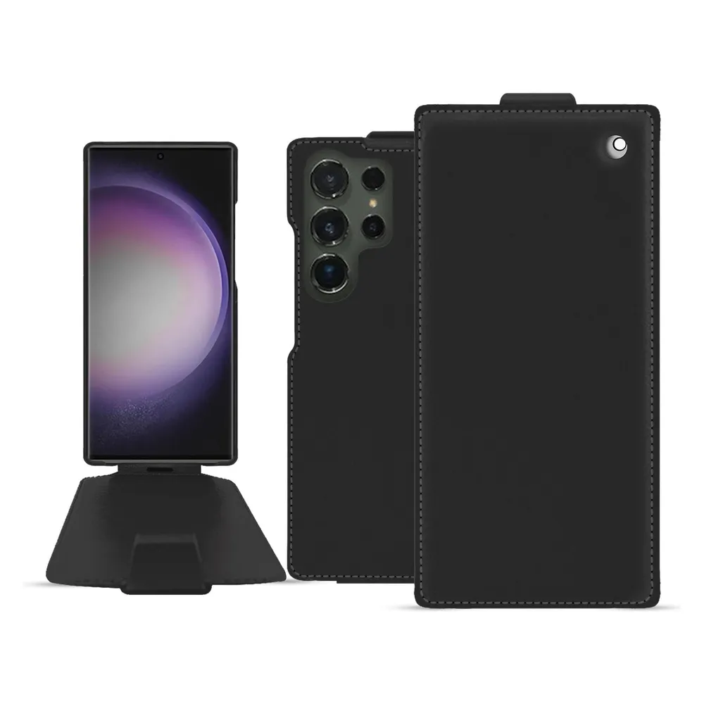 Noreve Lederschutzhülle vertikal (Samsung Galaxy S24 Ultra)