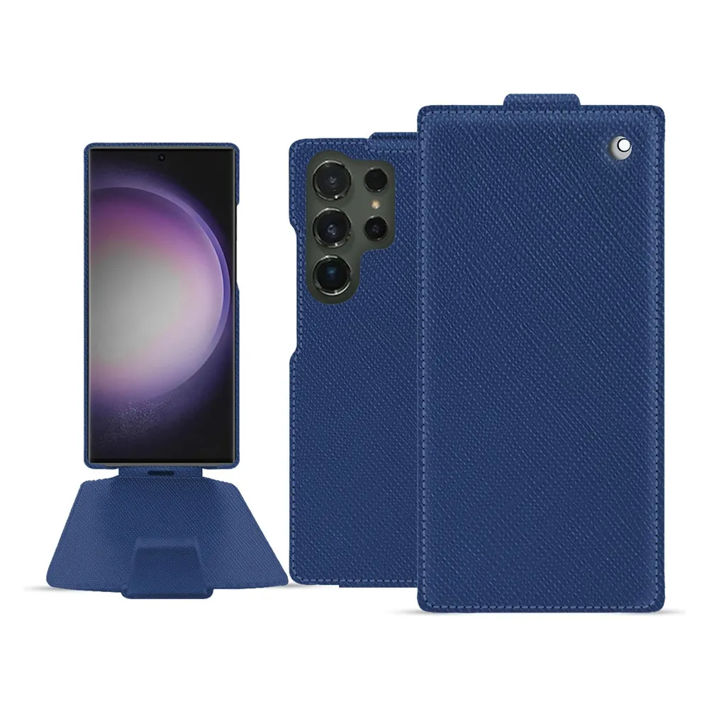 Noreve Lederschutzhülle vertikal (Samsung Galaxy S24 Ultra)