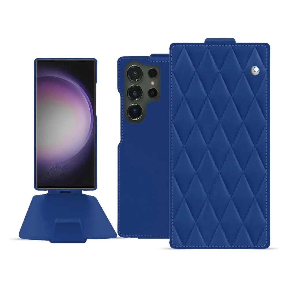 Noreve Lederschutzhülle vertikal (Samsung Galaxy S24 Ultra)