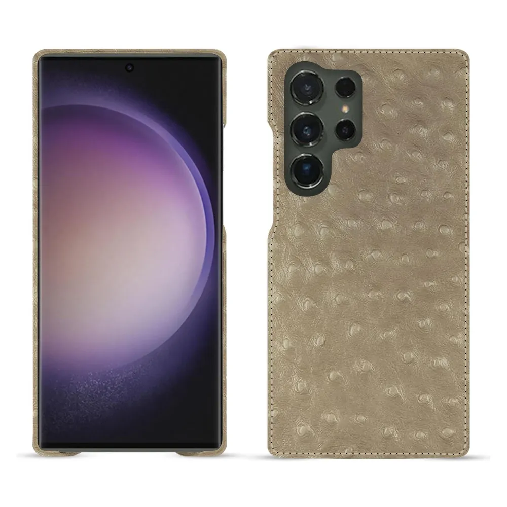 Noreve Lederschutzhülle (Samsung Galaxy S24 Ultra)