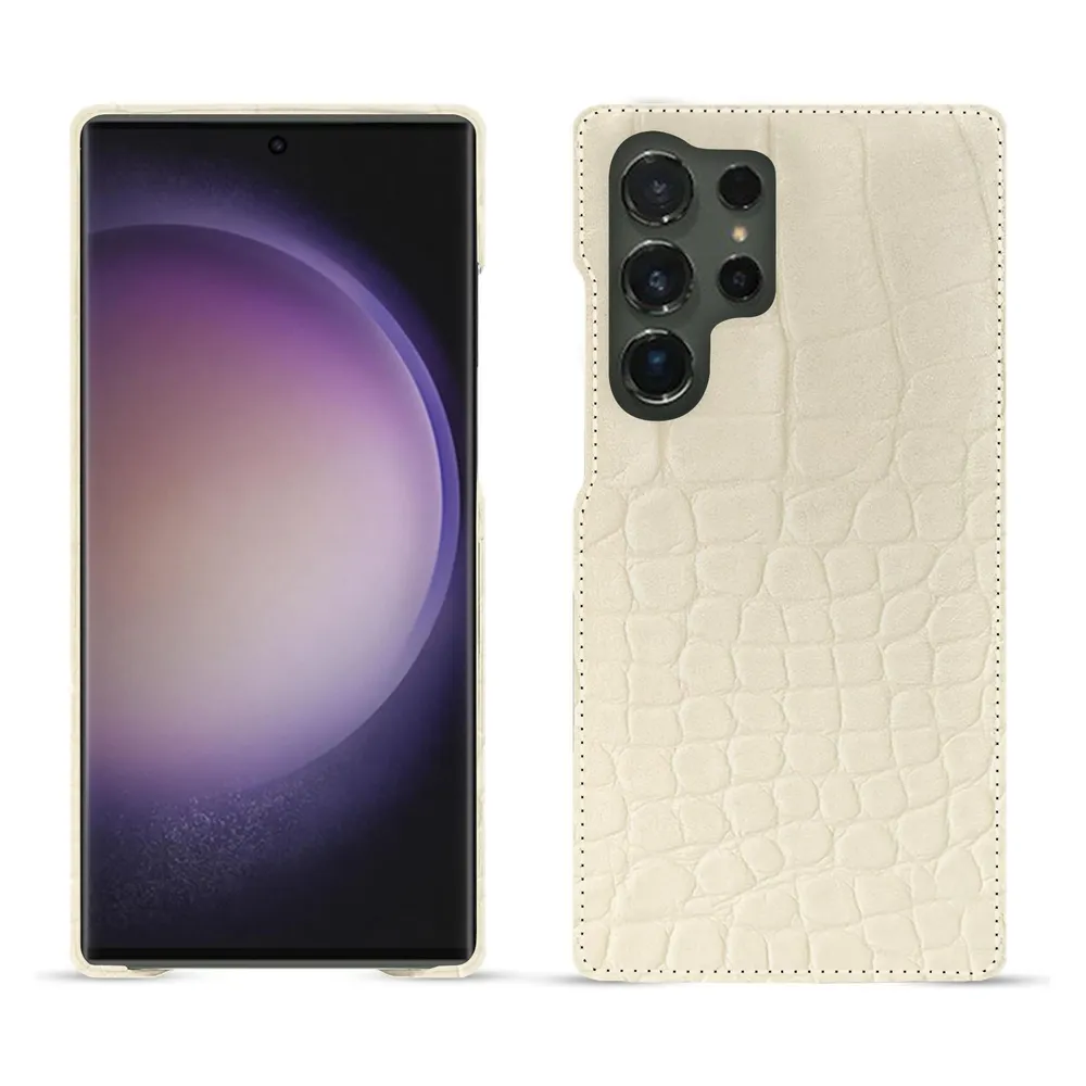 Noreve Lederschutzhülle (Samsung Galaxy S24 Ultra)