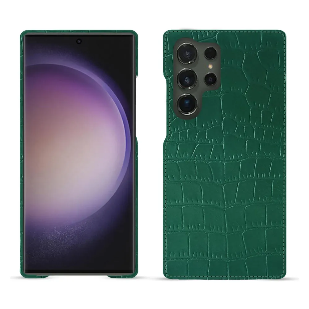 Noreve Lederschutzhülle (Samsung Galaxy S24 Ultra)