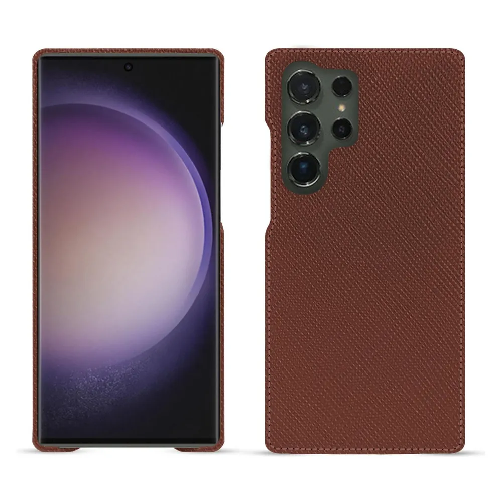 Noreve Lederschutzhülle (Samsung Galaxy S24 Ultra)
