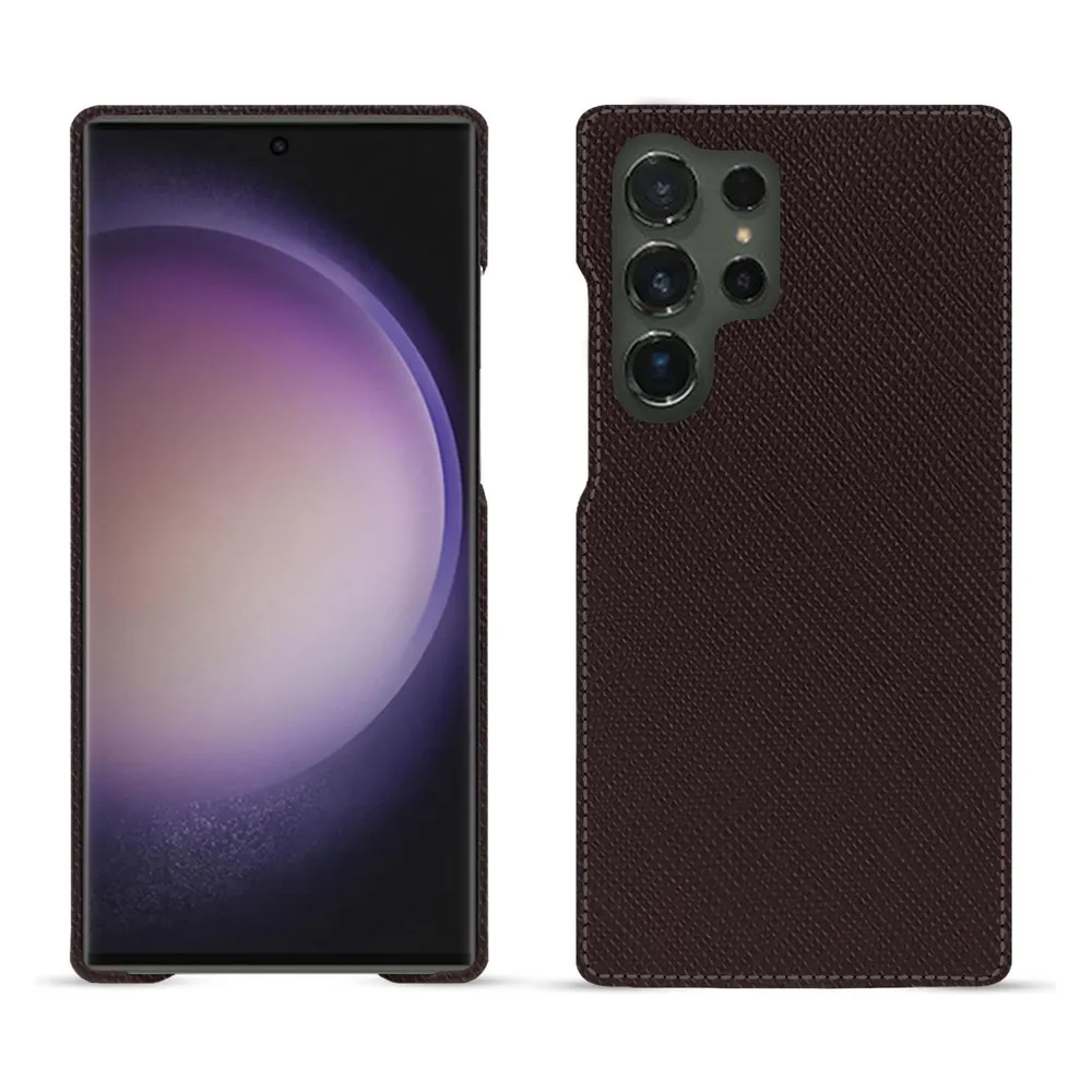Noreve Lederschutzhülle (Samsung Galaxy S24 Ultra)