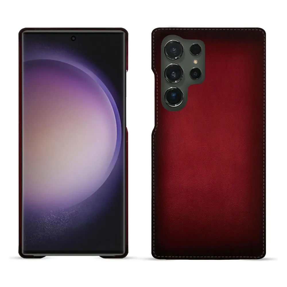 Noreve Lederschutzhülle (Samsung Galaxy S24 Ultra)