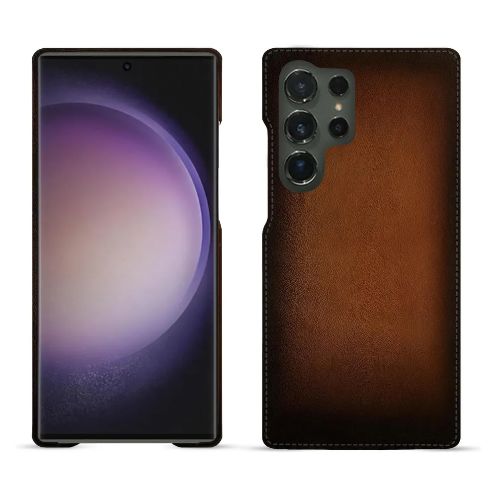 Noreve Lederschutzhülle (Samsung Galaxy S24 Ultra)