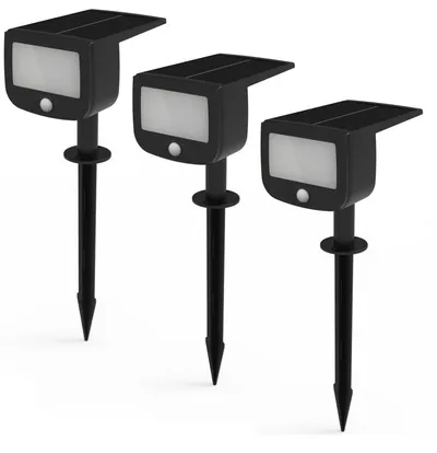 Northpoint Bewegungsmelder LED Solar Strahler Fluter Sicherheitsleuchte mit Funk, (3-St)