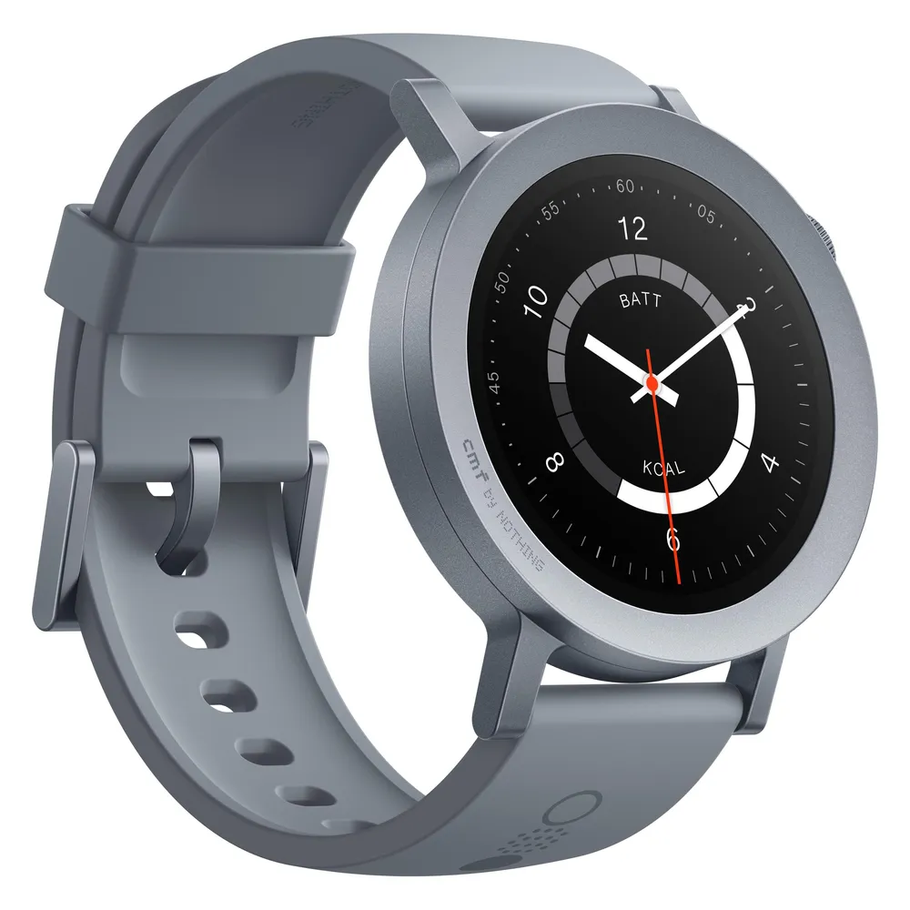 Nothing Watch Pro 2 Bluetooth GPS 44mm AMOLED Grau Einheitsgröße IP68 SpO2 Herzfrequenz