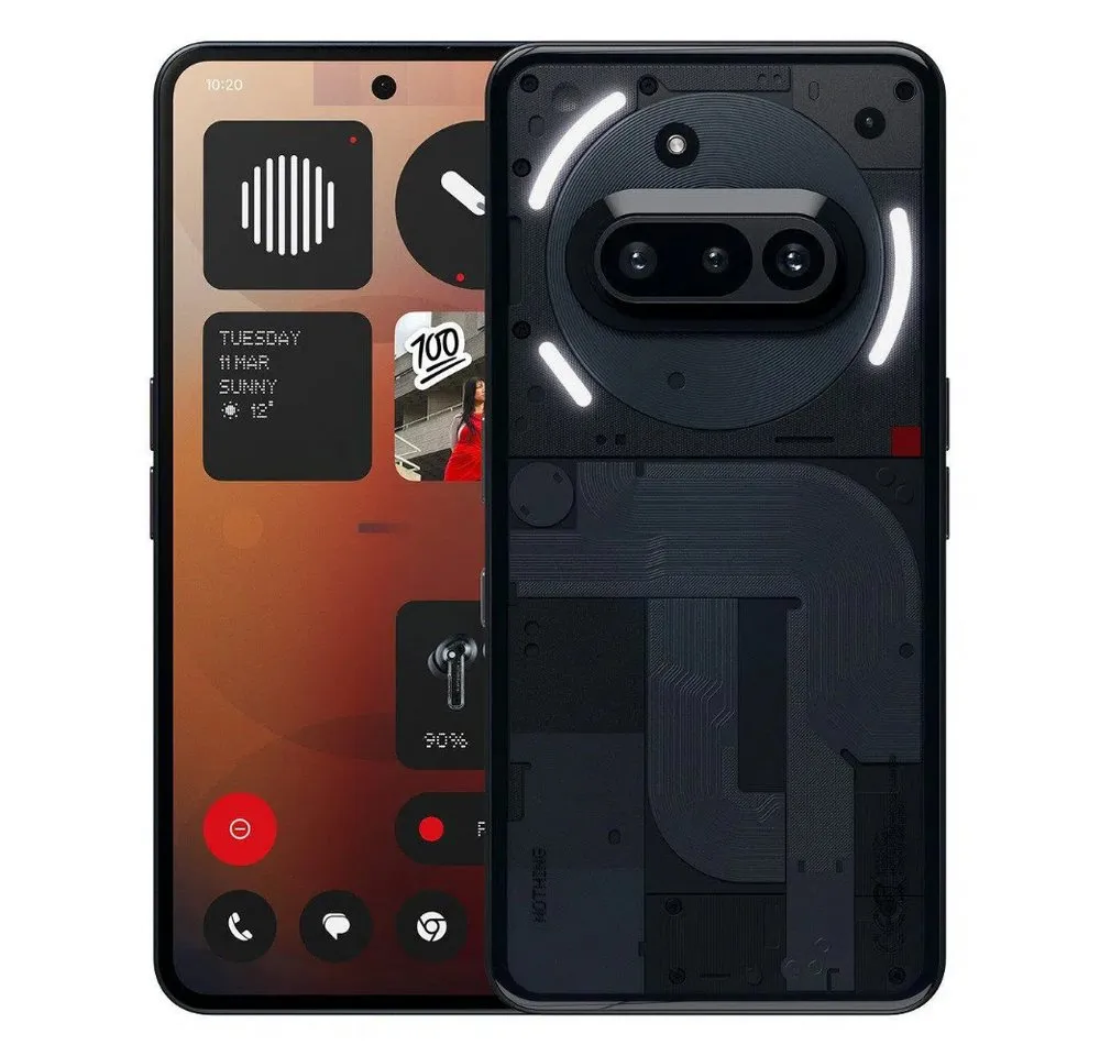 NOTHING Nothing Phone 3(a) 12GB+256GB Smartphone (6,77 Zoll, 256 GB Speicherplatz, 50 MP Kamera)