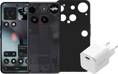 Nothing Phone (3) 256GB Schwarz 5G + Zubehörset