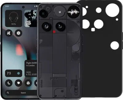 Nothing Phone (3) 512GB Schwarz 5G + Just in Case Backcover Schwarz
