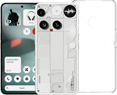 Nothing Phone (3) 512GB Weiß 5G + Just in Case Backcover Transparent