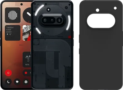Nothing Phone (3a) 256GB Schwarz 5G + Just in Case Backcover Schwarz