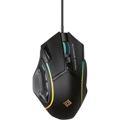 Ratón NOVA gaming Virgo GM315 Kabel RGB 12800 DPI 11 Programmierbare Tasten