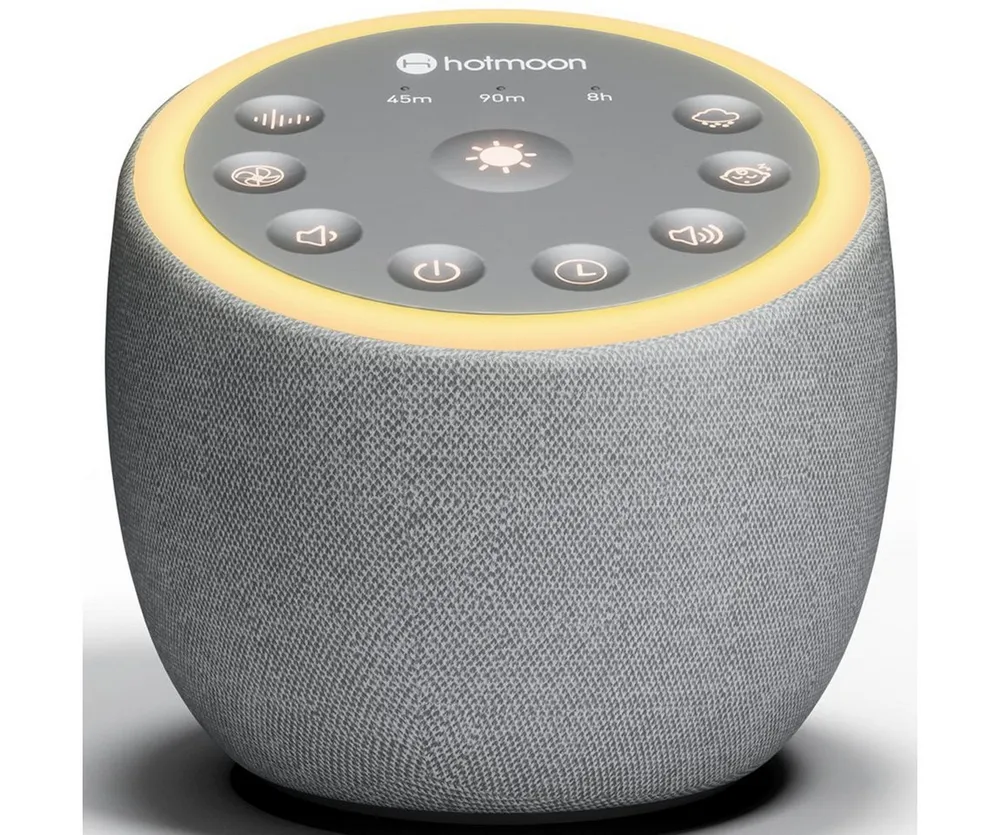 Novostella White Noise Machine 40 Klänge Weißes Rauschgerät für Baby & Erwachsene Lautsprecher 1 (Keine Netzwerkfunktionalität, 5 W, 40 nicht-loopende Klänge, 8 Modi Nachtlichtfarben,45min - 8h Timer)