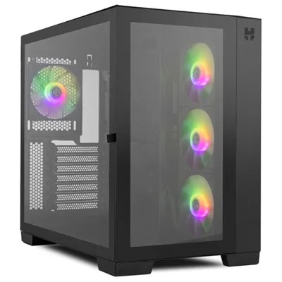 Nox Hummer Astra ARGB gehärtetes Glas USB 3.0 schwarz