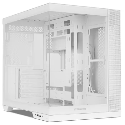 NOX Hummer ASTRA NEO Mid-Tower ATX, doppelt gehärtetes Glas, USB-C, weiß