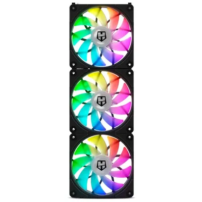 Nox Hummer Easy Link ARGB 3er-Set schwarze 120-mm-Lüfter
