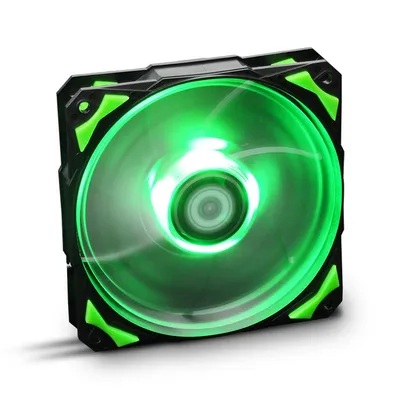 NOX H-Fan, grüner LED-Lüfter, 120 mm