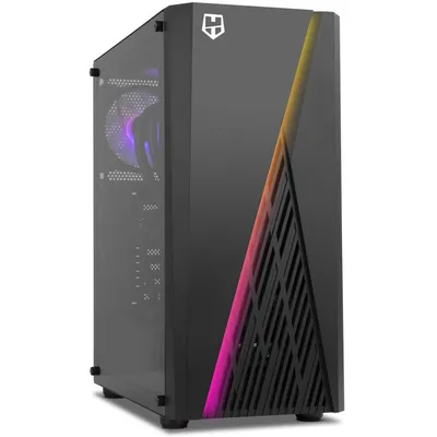 Nox Hummer Frost ARGB gehärtetes Glas USB 3.0 Schwarz