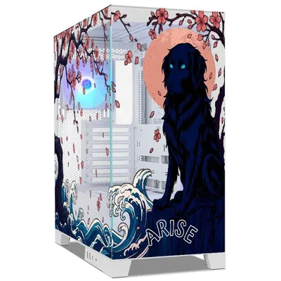 Tower Nox Hummer GLOCK ARGB ATX Midi-Tower Glas USB-C Weiß