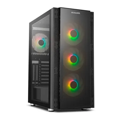 Nox Hummer Horus ARGB E-ATX gehärtetes Glas USB 3.0 schwarz