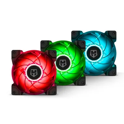 Nox Hummer H-SYNC Pack 3 RGB-Lüfter 120 mm