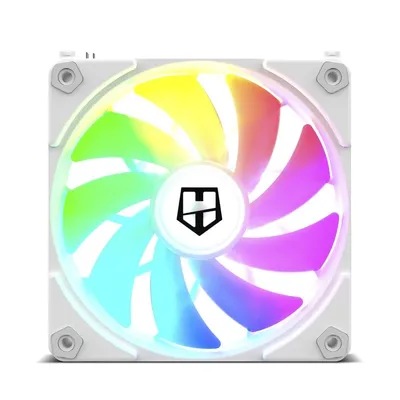 NOX Hummer Easy Link LED ARGB PWM Lüfter 120 mm Weiß