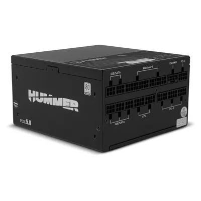 NOX Hummer P 1000W Netzteil PCIE 5.0 ATX 3.0 80 Plus Platin