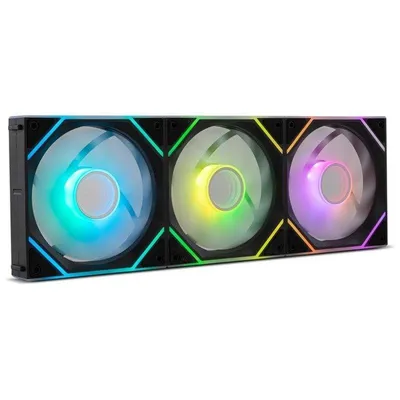 Zusatzlüfter NOX Hummer PRO LINK 120mm 1800RPM magnetisch ARGB PWM Black 3er-Set