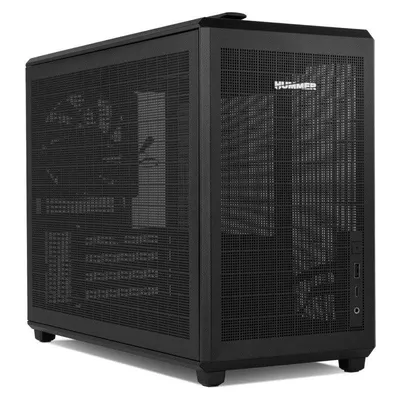 Gehäuse Mini Tower M-ATX Nox HUMMER REFRESH Mesh Schwarz