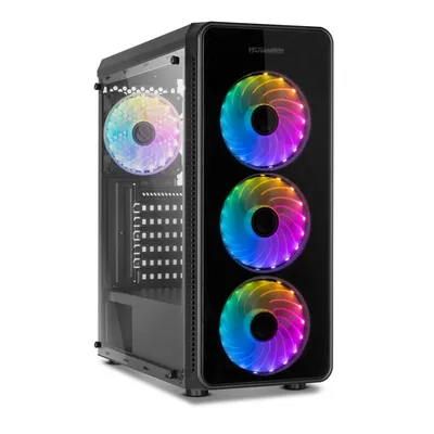 Nox Hummer TGM ARGB gehärtetes Glas USB 3.0